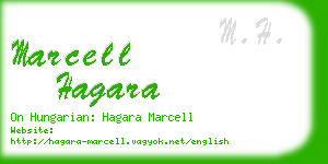 marcell hagara business card